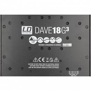 Компактный активный комплект PA-системы 18" + 2х10" LD Systems LDDAVE18G3SETUP1