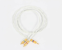 Кабель межблочный Van den Hul The Flexicon B4 с разъемами mini jack (3.5mm) -  2x matt RCA connector. Длина 2 метра