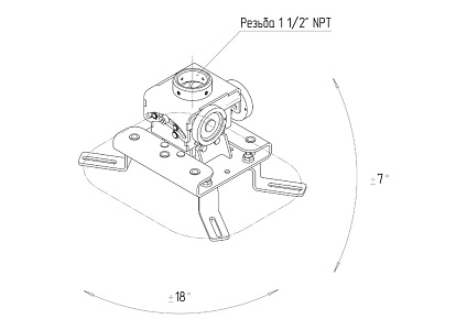 Кронштейн Stabilizz SZZ-P75B-inch