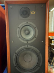 Полочная акустическая система со стойками Wharfedale 85th Anniversary Linton with stands Цвет: Красное Дерево [MAHOGANY]