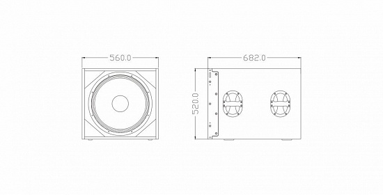 Пассивный сабвуфер для DLA408/DLA112 FDB DLA118B