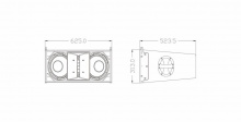 Активный 3-полосный элемент линейного массива FDB DLA410A