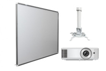 Комплект Exell: интерактивная доска Exell EWB9140 с короткофокусным проектором EXD203STW и креплением DSM-14kw
