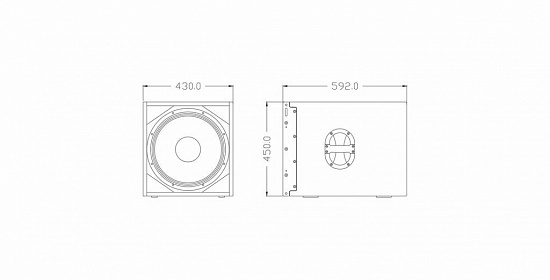 Пассивный сабвуфер для DLA206 FDB DLA115B