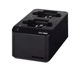 Двухпортовая зарядная док-станция Shure SBC203-E
