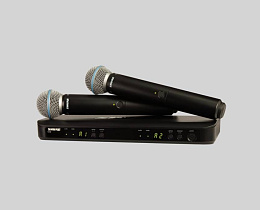 Двухканальная радиосистема с двумя ручными передатчикакми Shure BLX288E/B58.