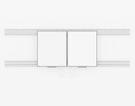 Рельсовая система PolyGlide Boards Slide Lite для дисплеев 65", 75" (Р-маркер)