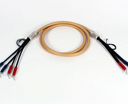 Готовый акустический кабель Van den Hul Mounted set 3T The Cloud SE Hybrid. 2 метра пара. Разъем BERRI (2-2). Цвет: золотой