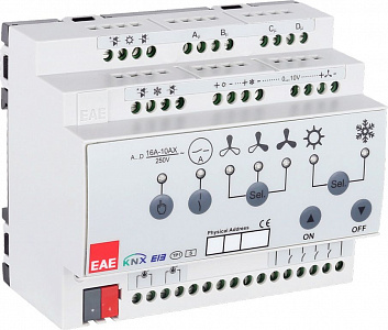 Контроллер фанкойла KNX EAE FCA115