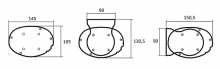 Экран с электроприводом Kauber Blue Label Tensioned BT Cinema  131" 16:9 163x290 см. Microperf 