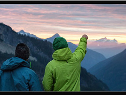 Экран на раме CIMA FF Stewart 115" 2.35:1, 114x269 Tiburon G4 Gray (0.8)