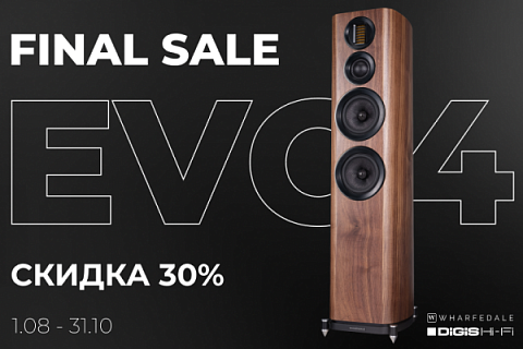 Время EVO: скидка 30% на акустику Wharfedale EVO 4