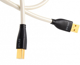 Кабель Atlas Element с разъемом USB sc, A - B. 1.5 метра