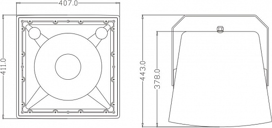 Коаксиальная 2-полосная акустическая система 12" FDB LT212T