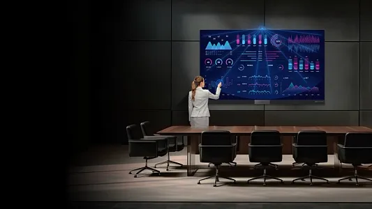 Светодиодный экран КЬЮСТЕЧ (QSTECH) 120" FHD 12013, 2.694×1.624 (интерактивный)